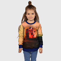 Свитшот детский Агата Кристи OPIUM, цвет: 3D-синий — фото 2