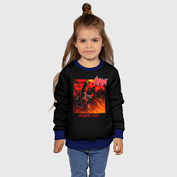 Свитшот детский Ария - КРЕЩЕНИЕ ОГНЕМ, цвет: 3D-синий — фото 2