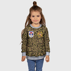Свитшот детский Вооруженные силы Армении, цвет: 3D-меланж — фото 2