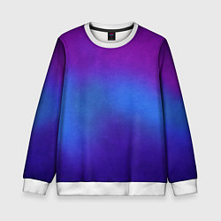 Свитшот детский Leather gradient, цвет: 3D-белый