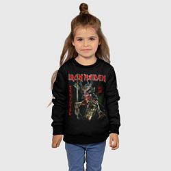 Свитшот детский Iron Maiden, Senjutsu, цвет: 3D-черный — фото 2
