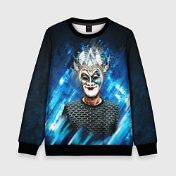 Свитшот детский Boris Brejcha Blue, цвет: 3D-черный