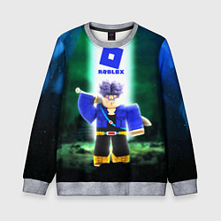 Свитшот детский DRAGONBALL ROBLOX РОБЛОКС Z, цвет: 3D-меланж
