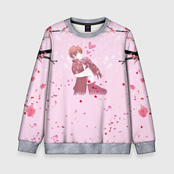 Свитшот детский Аниме Объятия Любовь Пара, цвет: 3D-меланж