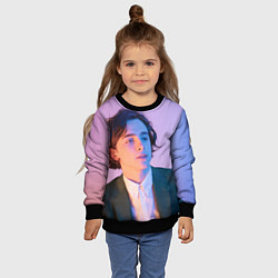 Свитшот детский Timothee Chalamet, цвет: 3D-черный — фото 2