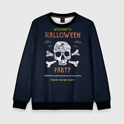 Свитшот детский Halloween Party, цвет: 3D-черный