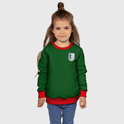 Свитшот детский Крылья свободыАтака титанов, цвет: 3D-красный — фото 2