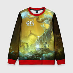 Свитшот детский Ori Ori and the Will of the Wisps, цвет: 3D-красный