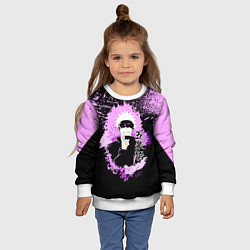 Свитшот детский Магическая битва Годжо Сатору, цвет: 3D-белый — фото 2