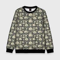 Свитшот детский Смерть, цвет: 3D-черный