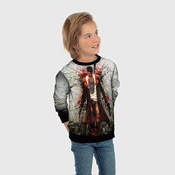 Свитшот детский Dante Definitive W, цвет: 3D-черный — фото 2