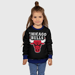Свитшот детский B C Chicago Bulls, цвет: 3D-синий — фото 2