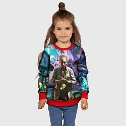 Свитшот детский MushroomTrip, цвет: 3D-красный — фото 2