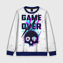 Свитшот детский Game OVER - NEON 3D, цвет: 3D-синий