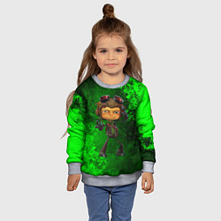 Свитшот детский Psychonauts 2 Распутин, цвет: 3D-меланж — фото 2