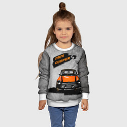 Свитшот детский Maшина Mini, цвет: 3D-белый — фото 2