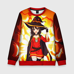 Свитшот детский Mеgumin, цвет: 3D-красный