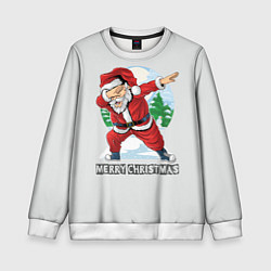 Свитшот детский Mary Christmas Dab, цвет: 3D-белый