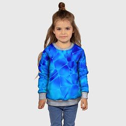 Свитшот детский Ice Under Water, цвет: 3D-меланж — фото 2