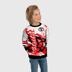 Свитшот детский Toyota Тойота, цвет: 3D-черный — фото 2