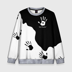 Свитшот детский TES WE KNOW МЫ ЗНАЕМ, цвет: 3D-меланж