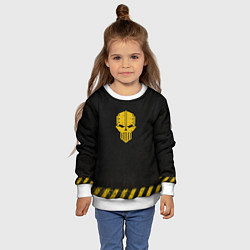 Свитшот детский Железные Воины до Ереси цвет легиона, цвет: 3D-белый — фото 2