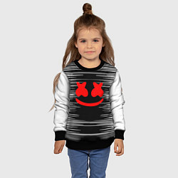 Свитшот детский MARSHMELLO MELT МАРШМЕЛЛО,, цвет: 3D-черный — фото 2