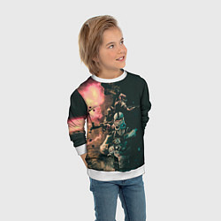 Свитшот детский Моя банда Раст, цвет: 3D-белый — фото 2