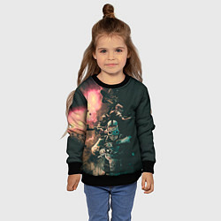 Свитшот детский Моя банда Раст, цвет: 3D-черный — фото 2