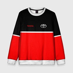 Свитшот детский Toyota Два цвета, цвет: 3D-белый