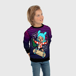 Свитшот детский TOCA LIFE WORLD ТОКА ЛАЙФ ВОРЛД РИТА RITA, цвет: 3D-черный — фото 2