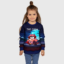 Свитшот детский The Coon - Енот Южный Парк, цвет: 3D-синий — фото 2