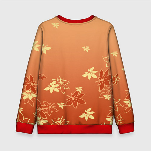 Детский свитшот КАДЗУХА KAZUHA КРАСНЫЙ КЛЕН / 3D-Красный – фото 2