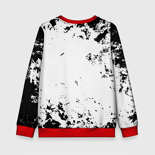 Детский свитшот Maneskin Монэскин, рок - группа / 3D-Красный – фото 2