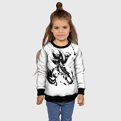 Свитшот детский SONIC BLACK СОНИК, цвет: 3D-черный — фото 2