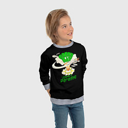 Свитшот детский Добро пожаловать в рай GD, цвет: 3D-меланж — фото 2