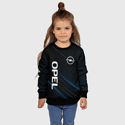 Свитшот детский Опель, Opel, цвет: 3D-черный — фото 2
