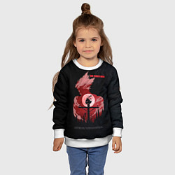 Свитшот детский One Punch-Man эпичный Гароу, цвет: 3D-белый — фото 2