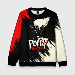Свитшот детский Poppy Playtime: Red & Black, цвет: 3D-черный