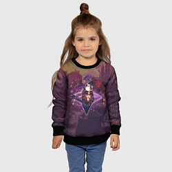 Свитшот детский Мона Мегистус в примогеме, цвет: 3D-черный — фото 2