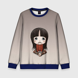 Детский свитшот Грустная девочка хнычет