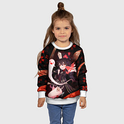 Свитшот детский УЛЬТ ХУ ТАО HU TAO, цвет: 3D-белый — фото 2