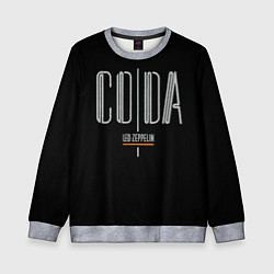 Свитшот детский Coda - Led Zeppelin, цвет: 3D-меланж