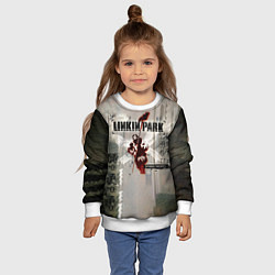 Свитшот детский Hybrid Theory Live Around The World - Linkin Park, цвет: 3D-белый — фото 2