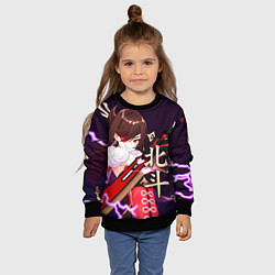 Свитшот детский Бэй Доу - Геншин Импакт, цвет: 3D-черный — фото 2