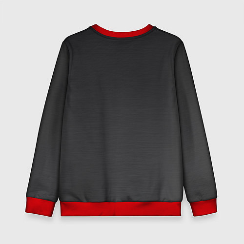 Детский свитшот Giga Chad / 3D-Красный – фото 2