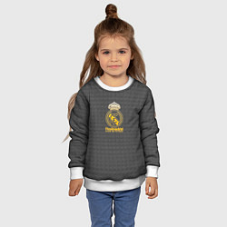 Свитшот детский Real Madrid graphite theme, цвет: 3D-белый — фото 2