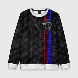 Свитшот детский ЦСКА Москва black theme, цвет: 3D-белый