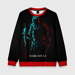 Детский свитшот Dark Souls NEON Силуэт