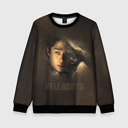 Свитшот детский Hellbound персонаж, цвет: 3D-черный